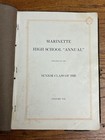 Vintage 1920 Mhs Annual Marinette High School Wis Wisconsin Yearbook