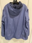 Columbia Women s Arcadia Ii Rain Jacket Periwinkle Waterproof Omni-tech Size 3x