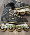 Mission Hockey Roller Blades Skates Proto Sv Violator Men s Size 6 Vintage