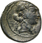 Roman Republic Q  Titius 90 Bc Silver Denarius Liber Pegasus Crawford 341 2  Vf
