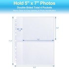 30 Pack 5x7 Photo Album Refill Pages For 3 Ring 30 Pack  5x7 