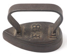 4 Antique Vintage Miniature Cast Iron  Sad Iron Lot