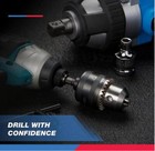 3 8  Drill Chuck Adapter Chuck Drill For Impact Drivers With 1 4  Change Shank