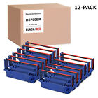 12 Pack For Star Sp-700 Black   Red Printer Ribbon Ink Rc700br  Sp700  712  742