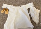 American Girl Doll Felicity Nightgown Night Cap Mules Pleasant Company