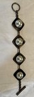 Vintage Yves Saint Laurent Ysl Link Bracelet W  Faux Mabe Pearls Toggle Clasp