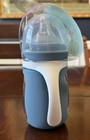 Beaba 2-in-1 Glass Baby Bottle Transitions To No Spill Sippy Cup New Silicone