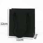 Jewelry Display Gift Box Black Square Organizer For Rings Earrings Necklaces