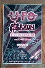 2017 Ufo Full Band All 5 Signed Poster Vinnie Moore Phil Mogg W  Ufo Flag Banner