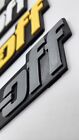 F Off Magnetic Novelty Glow In Dark Tool Box Badge 3d Printed Box Truck Snap-off