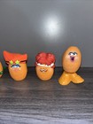 1988 Mcdonald s Happy Meal Mcnugget Buddies Lot Of 6 W  Some Accessories 