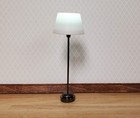 Dollhouse Modern Battery Light Floor Lamp Black Base 1 12 Scale Houseworks 2380