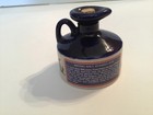 Pusser   s Rum British Navy Distillery Advertising Bottle Blue   White 1970 Empty