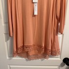 Intro  Love The Fit Tunic Shirt Top Blouse Pl Women Stretch Long Sleeve Lace Boy