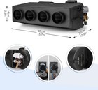 Universal Underdash Mount Ac Air Conditioning Evaporator Heat Cool Kit   Vents