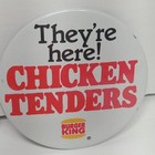 Vintage Burger King Pizza Hut Pin Lot Button Pinback Fast Food Collectible Pins