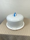 Vintage 1975 Kromex Cake Carrier Friendship country Festival Blue Birds Rare