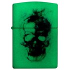 Zippo Windproof Glow In The Dark Lighter With Colorful Skull  48563 New In Box