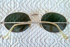 B l Ray-ban Oval W2249 Yoas Bausch   Lomb All Original  Vintage Gold gray Mirror