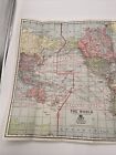 Map Of The World Color On Mercator   s Projection Samuel Ward C1900s
