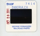 Original Train Slide  Bnsf  7414 10 2011 Siberia Ca