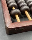 Vintage Chinese Carved Wooden Abacus 13 Columns 7 Beads Beautiful Craftsmanship