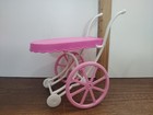 Vtg 1989 Barbie Hostess Beverage Tea Cart Only D4