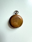 Vintage Brass Pocket Compass W  Leather Case     Handmade Nautical Collectible Gif