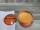Vintage Butcher s Boston Polish Amber Paste Wax 16 Oz 95  Full Tin Can