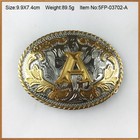 Initial Belt Buckles Alphabet Letter Texas Usa Rodeo Western Cowboy Fashion Men