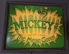 Vintage Mickey s Fine Malt Liquor  the Mean Green  Lighted Beer Sign