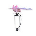 Pink Flying Pig Rocking Garden Ornament - Balancing Rocker Stake Decoration