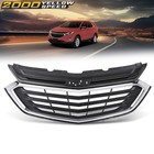 Fit For 2018-2021 Chevrolet Equinox Front Bumper Upper Grille Grill Chrome Mesh 