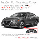 17  New Replacement Wheel For Nissan Altima 2019-2022 Rim 62784 Machined Black