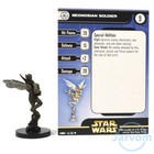 Star Wars Miniatures Clone Strike 44 60 Geonosian Soldier W  Card Combo Ship