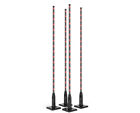 Chauvet Dj Freedom Stick X4 4-pack Tri-color Rgb Led Light Bars W rfc Remote bag