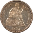 1878 Proof Seated Liberty Dime - Pcgs Pr-62 Affordable   Attractive Proof