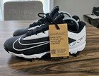 Nike Vapor Edge Shark 2 Football Cleats Black White Men   s Size 8 Dh5088-001 New