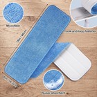 Homee Reusable Microfiber Mop Pads 18 x6   Replacement Floor Mop Pad 6 Pack