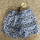 Nwt 100  Authentic Vilebrequin Swim Trunks Moorea- S - Blue - Men - Small