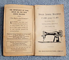 1941 Singer Sewing Machine 15-88 15-89 Instructions Manual Booklet