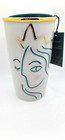 Starbucks Siren Anniversary Ceramic Travel Tumbler 10 Oz Mug Original Lid 2017