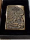Zippo 1996 Harley Davidson American Pride Brass Lighter Sealed In Box K102