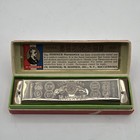 Vintage M   hohner s Old Standby No  34b Harmonica Key Of G - Made In Germany