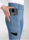 Maximilian Equestrian Tech Riding Legging Denim Size Medium Womens Euc  149