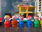 Fisher Price Parking White Ramp Garage  930 With 13 Cars And Little People