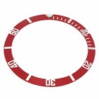 Bezel Insert For Seiko Diver Watch Skx007 Skx009 200m Skx007k1 Skx007k2 Red Flat