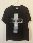 Ozzy Osbourne Black Tee  Cross Face  Adult Large  2004 