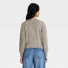 Women s Long Sleeve Crafted Crewneck Cardigan - Universal