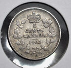 1902-h Canada 5 Cent - Large H